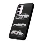R32 Skyline Phone Case White, Three-View Vector Cover, Gift GTR Fans