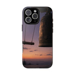 Temple Bell Sunset Phone Case Japan Zen Tough Case