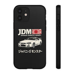 R34 Skyline GT-R JDM Rising Sun Tough Phone Case Cover Gift