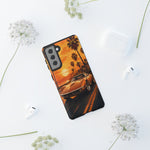 Orange Corvette C3 Stingray Sunset Palms Phone Case