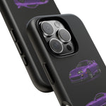 MK4 Supra Phone Case Purple, Three-View Vector Cover