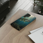Largemouth Bass Phone Case, Sunlit Underwater Tough Cover, Gift