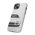 White NSX Phone Case, Retro 90s JDM Supercar Cover, Gift for Car Lovers
