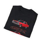 1967 Red GTX Muscle Car T-Shirt | Classic Auto Vintage Trio Tee