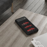 Chevy Square Body Truck Phone Case Red, Three-View Vector Cover