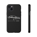 Vintage Galaxie 500 Phone Case | Classic Car Illustration, Black