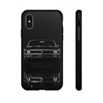 1970 Nova SS Phone Case Black, Classic Muscle Car Cover, Guys Gift