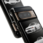 R32 Skyline Phone Case White, Three-View Vector Cover, Gift GTR Fans