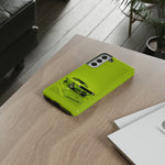 Green Cuda Muscle Car phone case for Gear Heads