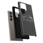 1969 Camaro Black Restomod Front Tough Phone Case Cover Gift