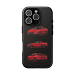 Red MR2 JDM Sports Car Phone Case Tough Multi View