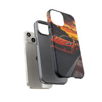 Orange C8 Z06 Flat Plane V8 Speed Art Tough Phone Case