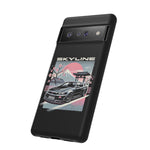 R34 Skyline GT-R Sakura Mountain JDM Tough Phone Case Gift