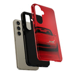 Red Miata Phone Case, NA MX5 90s JDM Roadster Tough Cover