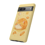 Orange Tabby Loaf Kawaii Chibi Pet Cat Art Tough Phone Case