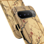 Plum Blossom Shoji Screen Phone Case Zen Art Tough Case