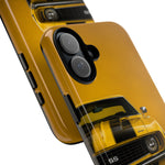 Classic Camaro SS Phone Case, Yellow 69 Muscle Car Cover, Gift for Guys
