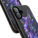 Holographic Wolf Phone Case, Fractured Prism Iridescent Cover