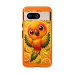 Sun Conure Kawaii Citrus Art Tough Phone Case