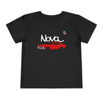 Toddler ’69 Chevy Nova Red Silhouette T-Shirt, Retro Logo Tee