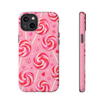 Candy Swirl Lollipop Art Tough Phone Case