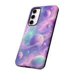 Pastel Galaxy Planet Vaporwave Art Tough Phone Case