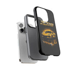 Z06 Corvette Phone Case, Yellow Neon Chrome Studio Cover
