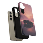 C8 Corvette Silhouette Pastel Horizon Case