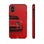 Red Supra Phone Case, MK4 90s JDM Legend Tough Protective Cover for Men