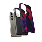 Neon Geisha Silhouette Phone Case | Tough Cover