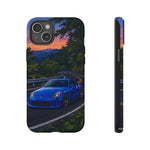 350Z Touge Blue Sports Car Road Sunset JDM phone case | Tough Cover