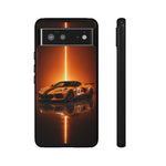 Z06 C8 Phone Case, Orange Racing Livery Studio Cover
