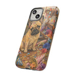 Guilty French Bulldog Phone Case, Confetti Watercolor Cover