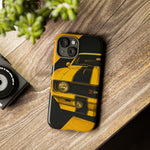 Z28 Yellow Camaro Retro Poster Tough Phone Case