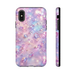 Rhinestone Sparkle Phone Case, Pastel Gradient Cover