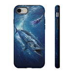 Wahoo Fish Phone Case Offshore Fishing Tough Cover Gift Art