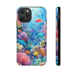 Underwater Coral Reef Phone Case | Colorful Tropical Fish Ocean Scene