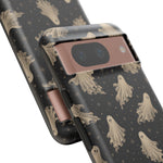 Vintage Ghost Pattern phone case | Halloween spooky stars design