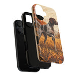German Shorthaired Pointer Pointing Art Tough Phone Case