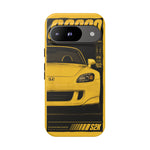 S2000 Spa Yellow Retro 90s JDM Car Tough Phone Case