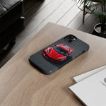 Red C8 Z06 Track Wing Tough Phone Case Cover Gift Art