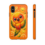 Sun Conure Kawaii Citrus Art Tough Phone Case