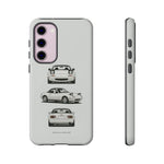 1989 Miata White Triple View Roadster Tough Phone Case Cover