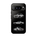 Silver Hakosuka Skyline Classic Sports Car Tough Phone Case for JDM Fans