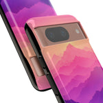 Pastel Mountain Haze Vaporwave Art Tough Phone Case