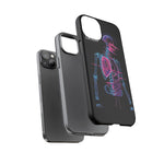 Neon Anatomical Skeleton Phone Case | Internal Displacement Art