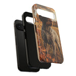 German Wirehaired Pointer Autumn Art Tough Phone Case
