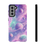 Pastel Galaxy Planet Vaporwave Art Tough Phone Case