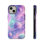 Pastel Galaxy Planet Vaporwave Art Tough Phone Case