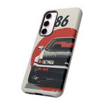 Panda AE86 Retro JDM Car Art Tough Phone Case